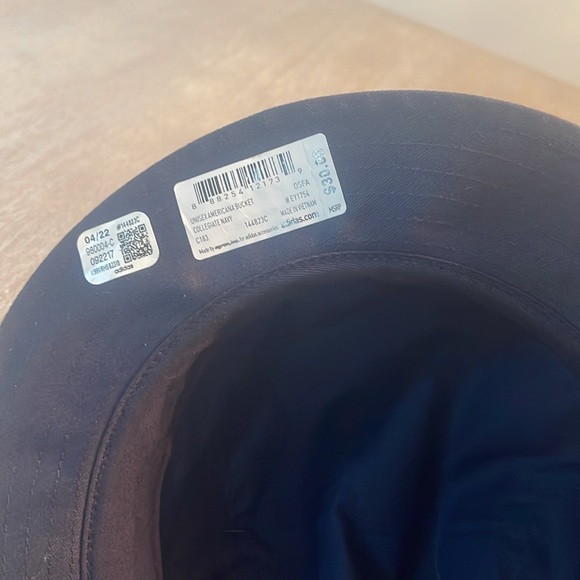 🆕 Adidas unisex Americana cotton bucket hat collegiate navy one size fits all - Picture 5 of 7